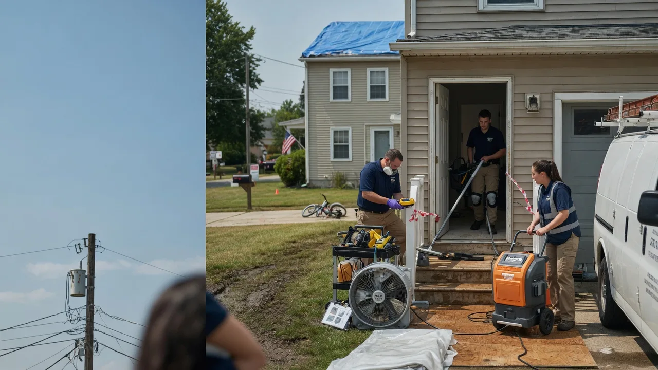 Water Damage Repair in Quinton, OK near me